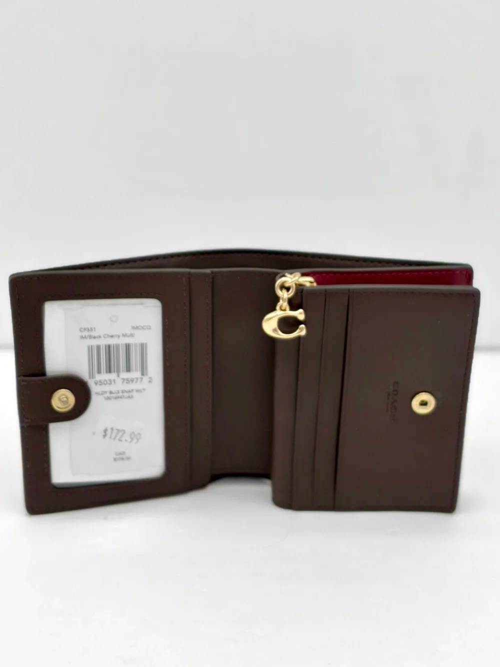 Coach Compact Snap Wallet